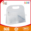 clear custom pvc handle bag